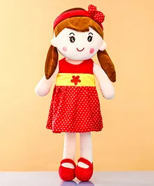 Babyhug Elle Candy Doll Red - Height 65 cm