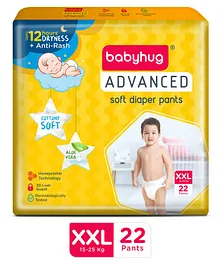 Babyhug Advanced Pant Style Diapers Extra Extra Large (XXL) Size - 22 Pieces