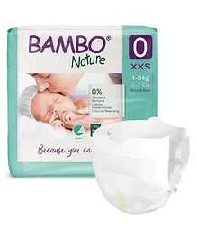 Bambo Nature Eco friendly Tape Diapers with Wetness Indicator - 24 Pieces