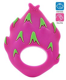 Dragon Fruit Shape  Silicone Teether - Purple