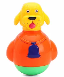 Ratnas Nano Roly Poly Toy Dog - Orange (Color May Vary)