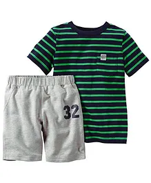 Carter's 2-Piece Jersey Tee & French Terry Shorts Set