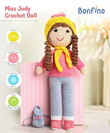 Bonfino Miss Judy Crochet Doll - Height 27 cm