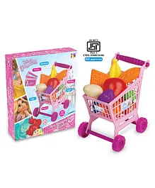 Disney Princess Shopping Cart Breakfast Set of 22 Pieces - Multicolour