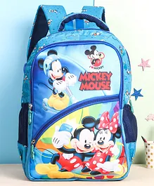 Mickey Mouse And Friends School Bag - 18 Inch (Color & Print May Vary)