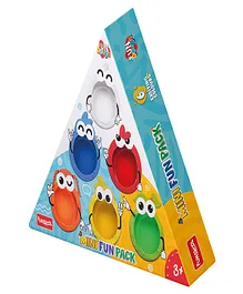 Funskool Fun Dough Gooders Mini Fun Pack of 6 - Multi colour