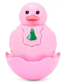 Ratnas Duck Shaped Roly Poly Toy (Colour and Print May Vary)