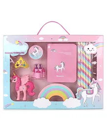 SKB Unicorn Stationery Set - Pink