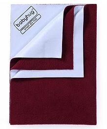 Babyhug Smart Dry Bed Protector Sheet Large - Maroon