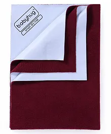 Babyhug Smart Dry Bed Protector Sheet Large - Maroon