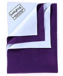 Babyhug Smart Dry Bed Protector Sheet Large - Plum