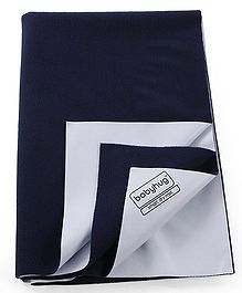 Babyhug Smart Dry Bed Protector Sheet Large - Navy