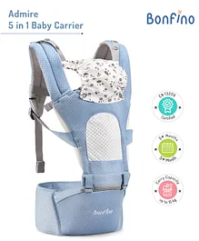 Bonfino Admire 5-in-1 Hipseat Baby Carrier - Blue