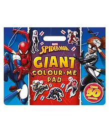 Marvel Spider Man Giant Colour  Me Pad - English