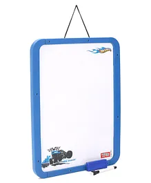 Hotwheels 2 In 1 Hanging Writing Board - Blue
