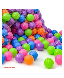 Playhood Colourful Plastic Balls - 25 Pieces - Assorted Colours