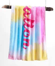 Pine Kids Towel Free Size Vacation Printed  - Multicolour
