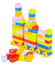 Ekta Junior Builders Building Blocks Set 1 Multicolor - 155 Pieces