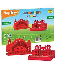 Imagi Make Mapology Monuments of India Red Fort & Hawa Mahal - 87 Pieces