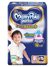 MamyPoko Extra Absorb Pant Style Diapers XXLarge - 7 Pieces