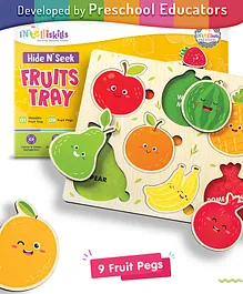 Intelliskills Hide N Seek Fruits Tray - 9 Pieces