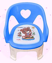 Sunbaby Sweetheart Chu Chu Whistling Baby Chair with Bear Print - Blue