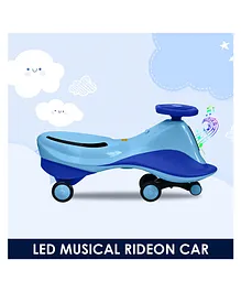 SUNBABY Alpha-The Ultimate Rideon Magic Swing Car with Light & Music - Blue