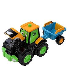 JCB Farm Fun Tractor Tim Toy - Yellow Green