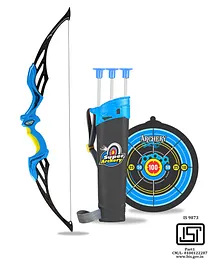 Planet of Toys Heavy Duty Bow and Arrow - Blue