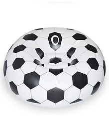 Toyshine Soccer Ball Chair Inflatable Sofa  - Black & White