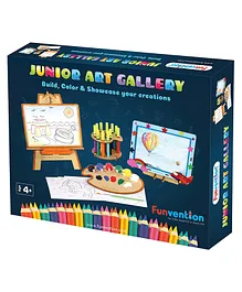 Funvention DIY Junior Art Gallery Paint Art & Craft Kit - Multicolor