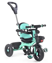 Babyhug Plug & Play Gladiator Tricycle With Parental Push Handle & Cushion Seat - Green