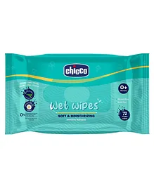 Chicco Soft & Moisturizing Wet Wipes - 72 Pieces
