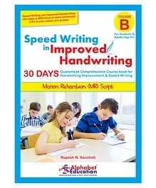 Alphabet Education Marion Richardson MR Script Speed Writing In Improved Handwriting - Book B - English