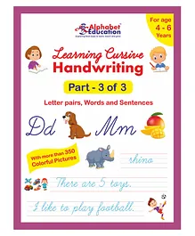 Learning Cursive Handwriting Part 3 of 3 Workbook - English