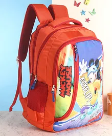 Mickey Mouse And Friends School Bag Red - 18 Inches