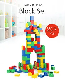 Classic Building Blocks Set Multicolour - 207 Pieces