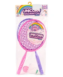 Ratnas Unicorn Badminton Set With Ball & Shuttlecock (Colour May Vary)