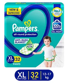 Pampers All round Protection Pants Extra Large Size - 32 Pieces