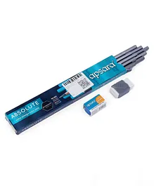 Apsara Extra Dark Absolute Premium Pencils Pack of 10 - Black