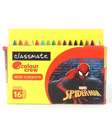 Classmate Marvel Spider-Man Long Wax Crayons - 16 Shades