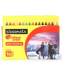 Classmate Disney Frozen Wax Crayons - 16 Shades