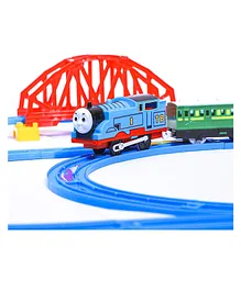 ADKD Musical Vintage Thomas Train World Toy Train Track Set Big Size (Color May Vary)
