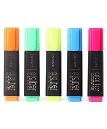 Luxor Highlighters Set Of 5 (Color May Vary)