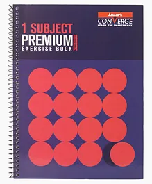 Luxor 1 Subject Spiral Premium Exercise Notebook Standout Single Ruled - 180 Pages