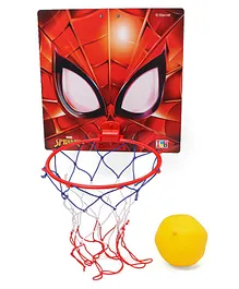 Marvel Spider Man Basket Ball Set - Red (Ball Color May Vary)