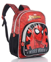 Spider Man Wonder School Bag Red- Height 12 Inches