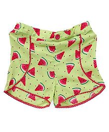 Beebay Shorts Watermelon Print - Light Green Beebay Shorts Watermelon Print - Light Green