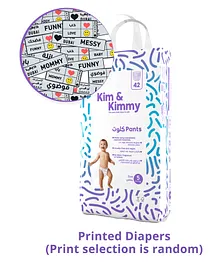 Kim & Kimmy Size 5 Pant Style Diapers with Wetness Indicator - 42 Pieces