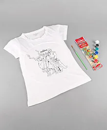 Ratnas Frozen 2 Paint Your Shirt Kit - Multicolour
